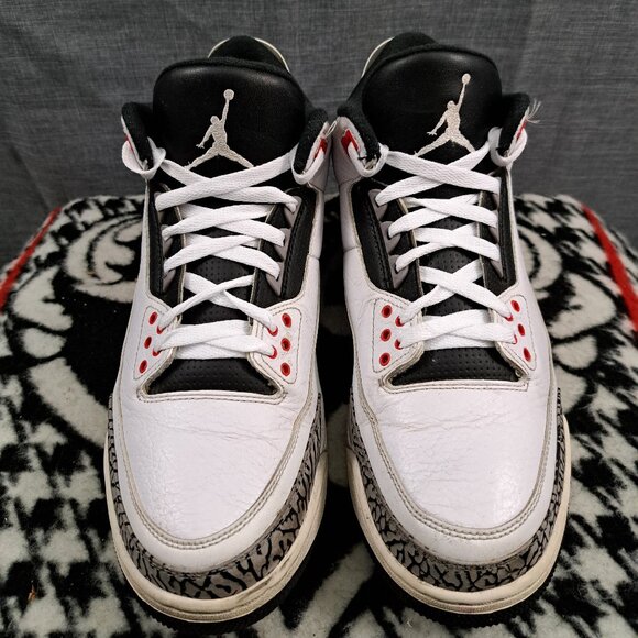 %Size 10 Nike Air Jordan 3 Retro Infrared Men Sneakers AJ26 main image 13